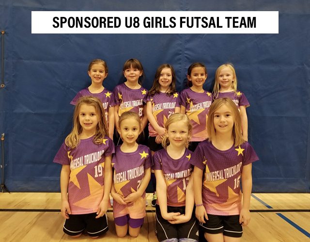 For Example, UACL Sponsored Plum U8 Girls Futsal Team